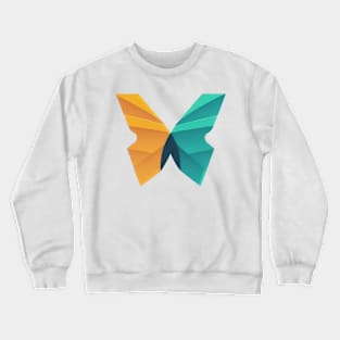 Butterfly Motif - Minimalist butterfly design for the environment Crewneck Sweatshirt